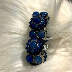 Blue Tone Stretchy Bracelet